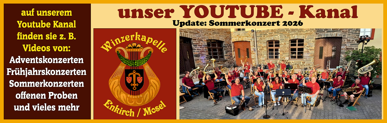 Youtube Kanal der Winzerkapelle Enkirch